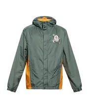 Guiers logo-patch hooded jacket 3 Black