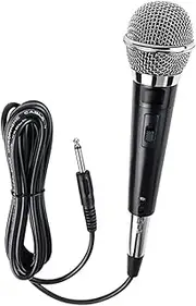 xioaue MIC Handheld Dynamic Wired Dynamic Microphone Clear Voice for Karaoke Vocal Music Performanc