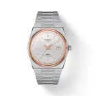Tissot PRX Powermatic 80 Silver Dial Rose Accent Watch T1374072103100