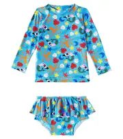 [Fabula] Fábula Baby rashguard and bikini bottoms set M 12 blue