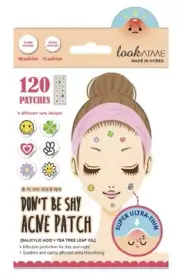 Look At Me - Don't Be Shy Acne Patch - 120 Patches With 6 Cute Designs - NIB