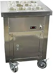 Kolice Topping Freezer Machine With Precooling Function for Snacks, Street and Fast Food - Full Refrigerant Equipment