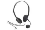 Moki On Ear Lite Headphones Headset w Mic Boom 3.5mm Plug for VOiP Calls PC