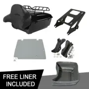 13.7" King Trunk Pad Luggage Mount Plate Docking Fit For Harley Road Glide 14-23