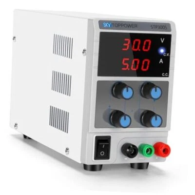 DC Power Supply Variable, Lab Bench Power Supply 30V/5A-3-Digit Display