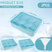 2Pcs Prank Ice Cube Tray Silicone Ice Cube Mold Creative Ice Maker Moldう
