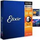 Elixir Electric Guitar Strings 6 String Set Light 10-46 NANOWEB Nickel Plated St