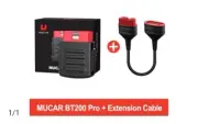 MUCAR BT200 PRO"" OBD2 Scanner Full System Car Diagnostic Tools Bluetooth 16 PIN