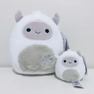 SQUISHMALLOWS 2022 8” & 3.5" CLIP AMLETH WINTER YETI CANADIAN EXCLUSIVE