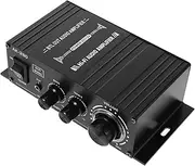 Generic Mini Power Amplifier Headphone Amplifier Computer Mini Amplifier 12v Audio Amplifier Portable Car Amplifier 12v Car Amplifier Car Audio Mini Amp Home Amplifier Aluminum Alloy Black