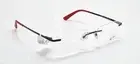 Ray-Ban RX6390I 2509 Rimless Black/Red Frames Reading Glasses/Progressive Lenses