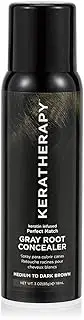 Keratherapy Gray Root Concealer 118 ml, Medium To Dark Brown, 118 ml