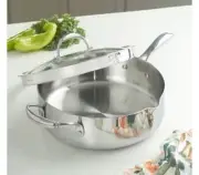 Princess House Heritage skillet, Sartén horno con tapa coladera 11 Pulgas