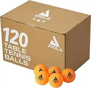 JOOLA Training 3 Star Table Tennis Balls 12, 60, or 120 Pack - 40mm Regulation Bulk Ping Pong Balls for Competition and Recreational Play - Fun as a Cat Toy - Indoor and Outdoor Compatible