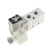 1 x SMC VF3000 G 1/4 5/2 Solenoid/Spring Stand-Alone Pneumatic Control Valve