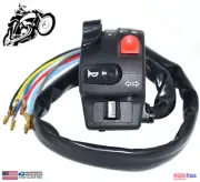 7/8" Motorcycle Handlebar Switch Assembly Headlight Fog Light Push Button Switch