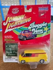 Johnny Lightning Boogie Vans 1977 Dodge D-150 in Yellow