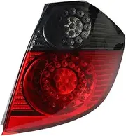2 PCS Car Lamps Tail Light DRL Brake Lamp Turn Signal Upgrade LED Taillight，Compatible with Fit 2008-2013 GK5(Red and Black)