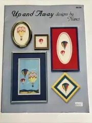 Vintage Designs By Nanci Up and Away Counted Cross Stitch Pattern Leaflet 1982