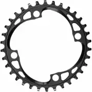 absoluteBLACK Round 1x 104 BCD MTB Chainring. Black