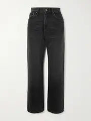 [B SIDES] B SIDES - Plein High-rise Straight-leg Jeans - Black - 27 27 Black