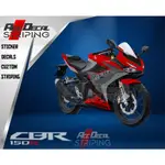 條紋全身塊摩托車 CBR150R 舊新 2018 2021