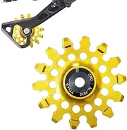 Sprocket Tensioner - Ceramic Front Derailleur Pulley, Guide Chainwheel, Tension Wheel, Self-Propelled Wheel Derailleur, Ceramic Shaft Bearing for Mountain Bikes, Road Bikes