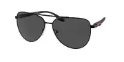 NEW Prada Linea Rossa 52WS Sunglasses 1BO06F Black 100% AUTHENTIC
