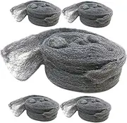 Gatuida Steel Wool Mouse Hole Filler 5pcs Wool for Mice Control Garage Door Seal Replacement