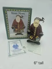 NEW Vintage Debbie Mumm Santa's Feathered Friends Figurine 6" w/ COA