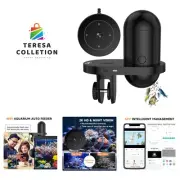 WiFi Automatic Fish Feeder with App, Smart Auto Fish Feeder for Vacation with...