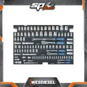 SP Tools 103 Pcs Foam Tray Sockets & Accessories Included - Metric/SAE