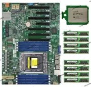 Supermicro H12SSL-i Motherboard + AMD 7532 CPU Processor + 8x Samsung 32GB 3200A