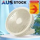Foldable Fan Cooler 3 Speed 1200mAh Desk Fan for Office/Home/Dorm (White)