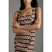 NWT ANTHROPOLOGIE The Cecily Fit & Flare Sweetheart Dress by Maeve $170 SMALL