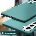 For Samsung S23 S22 S24 Ultra S21 A54 Matte Ultra Slim Sandstone Hard Case Cover