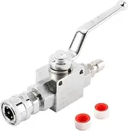 High Power Washer Ball Valve, 3/8" Male Quick Connect Fittings, 4500 PSI