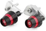 Motorcycle Slider Motorcycle Frame Slider Crash Protectors Bobbins Falling Protection For CBR1000RR 2012 2013 2014 2015 2016 C-B-R 1000 RR 2015 Front Axle Slider (Color : Red)