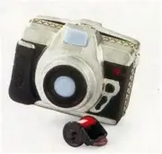 PORCELAIN HINGED BOX Camera 35 mm w film trinket Midwest PHB New in Box