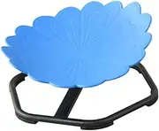DimyFew Swivel Chair for Children, Wobbly Chair, Load Capacity Up to 70 Kg, Sensory Swivel Chair for Boys and Girls, to Improve Balance, Against, Blue, as described