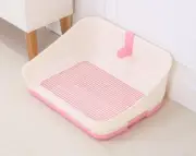 Medium Portable Dog Potty Training Tray Pet Puppy Toilet Trays Loo Pad Mat With