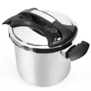 Barton Pressure Cooker 6 qt Silver Stove Top Induction Compatible Easy Lock Lid