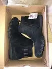 NEW IN BOX Skechers Bootie Black Suede 6.5 Memory Foam Relaxed Fit Leather