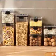 Airtight Kitchen Storage Jar – Large Moisture-Proof Plastic Container for Grains