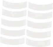 10pcs Hair Extension Film Hairpiece Tape Hair Extension Tabs Tape Double Sided Extensions Replacement Tape Hair Replacement Tabs White Double Sided Tape Hair Piece Wig