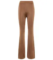 [Staud] Staud Moonstone high-rise flared pants AU 14 brown
