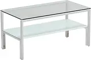 Glass Center Table Arca [White]