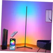 Corner Floor Lamp,60” Smart RGB LED Corner Lamp with App and Remote Control,