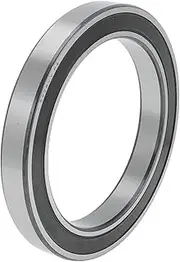 X AUTOHAUX 6928VV Deep Groove Ball Bearings 140x190x24mm P4 Double Rubber Seal Lubricated Bearings 1 Pc Car Scooter Skateboard Wheel Universal Silver Tone Black