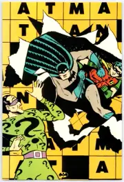 Vintage Print Ad 1993 Batman Riddler Original Promo Poster Dick Sprang Art